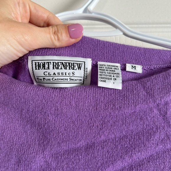 100% Cashmere Boatneck Sweater - Picture 4 of 5